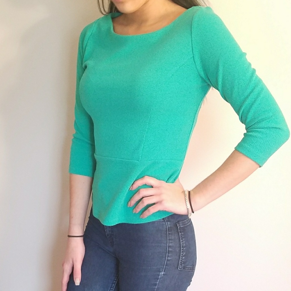 Ann Taylor peplum top